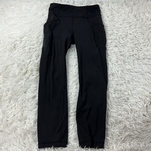 Lululemon Time To Sweat Crop *23" Black
